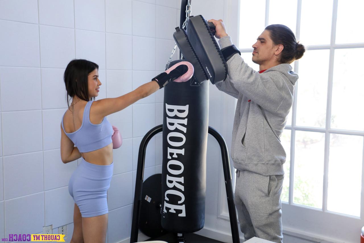 20P Hottie Kylie Rocket getting screwed by her boxing coach at the gym