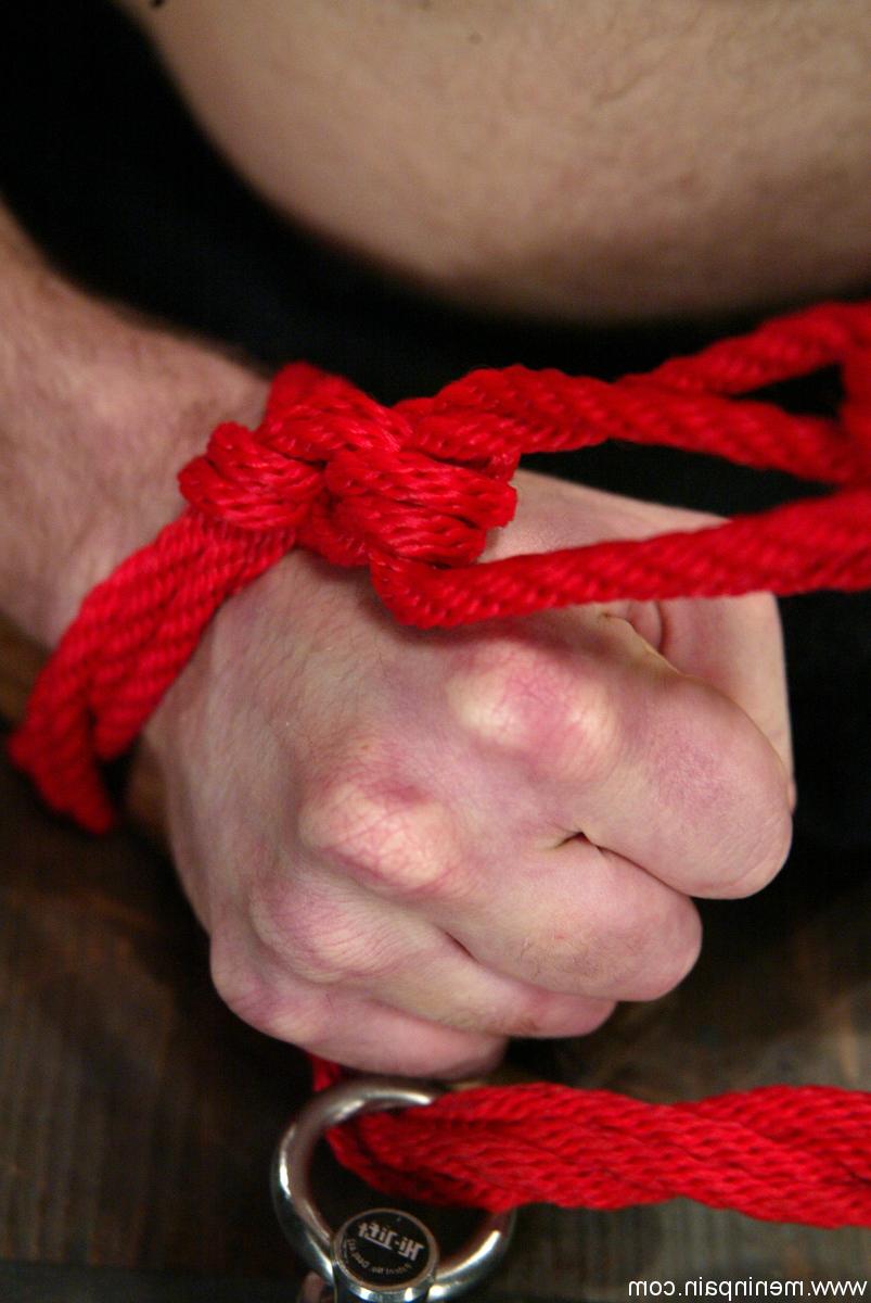 17P Harsh dominatrix harmony face sitting rope tied male sub with face strap-on