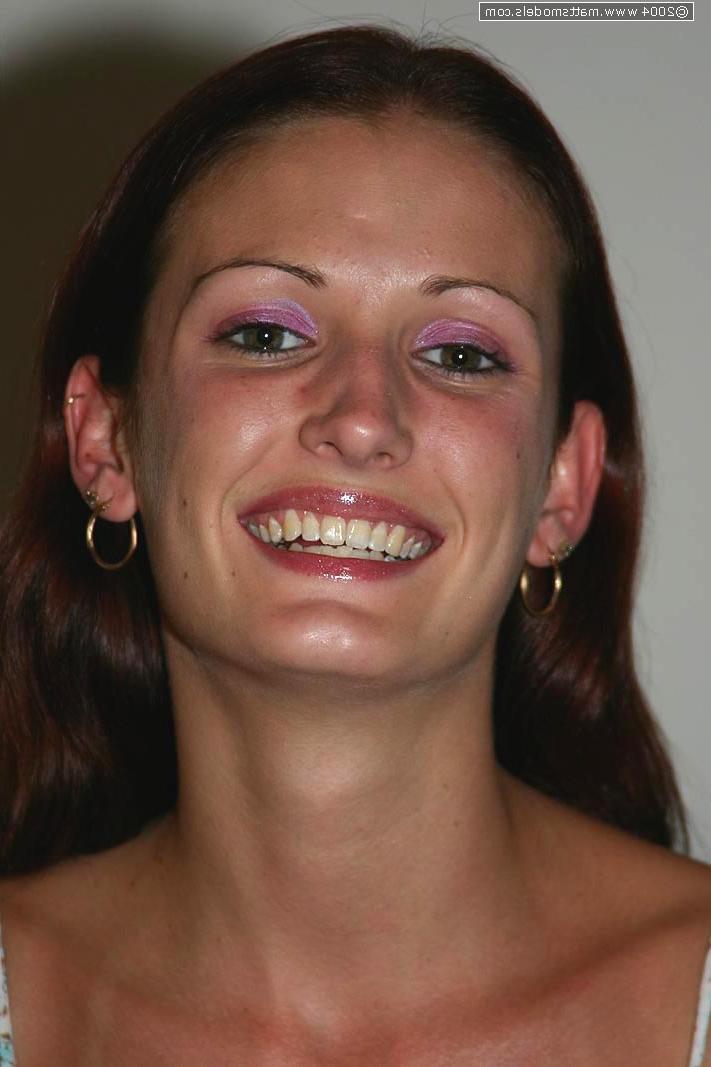 16P First timer Hailey showcases her bald cunt after revealing her tan lined body