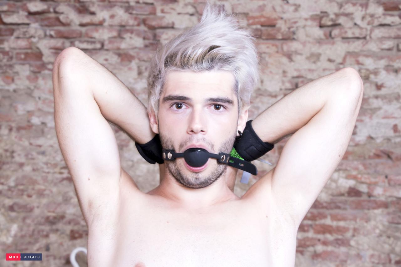 17P Gay boys Dylan Scott & Angel Lopez have a BDSM session with their handler