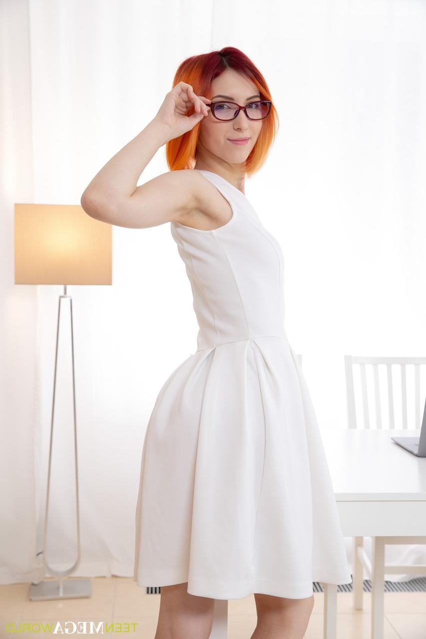 20P Nerdy Russian Elin Holm getting her sweet pussy licked out and penetrated