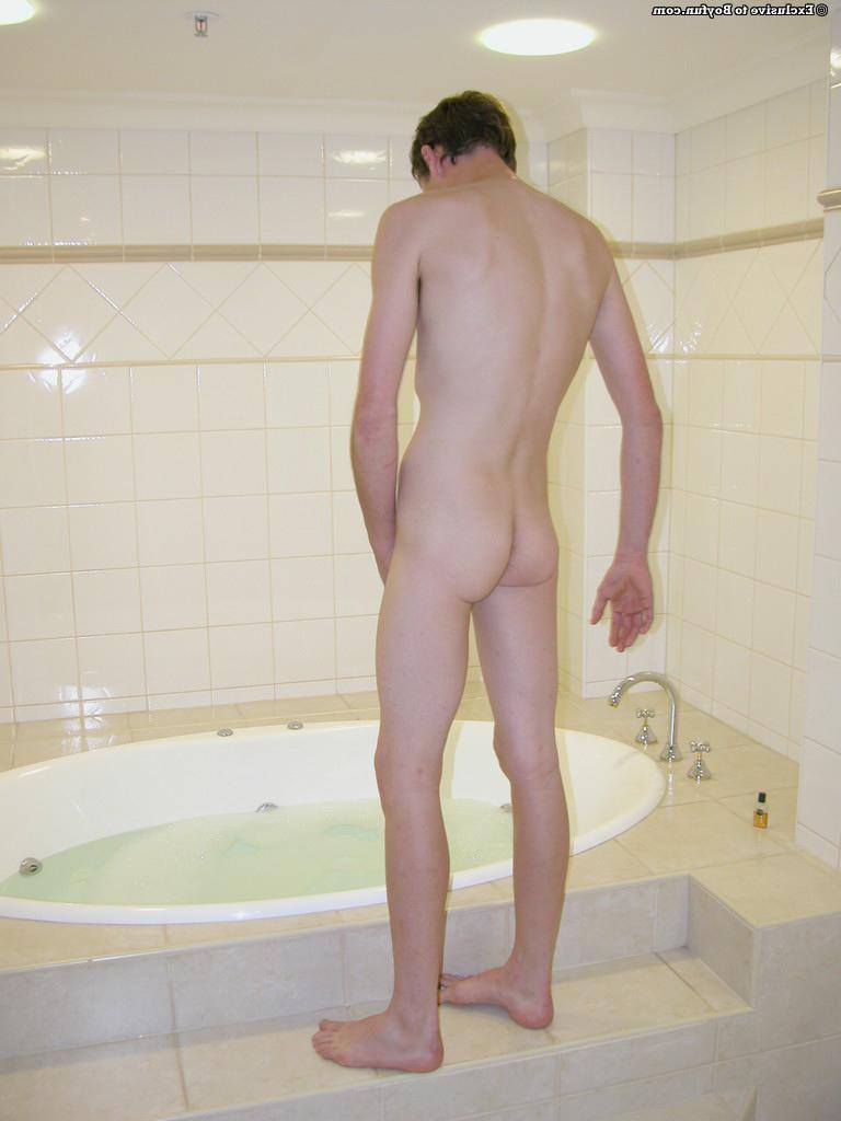 20P Young white twink Kirk 1 plays with his hairy dick in the bathroom