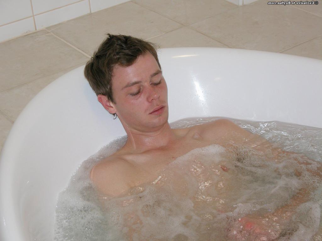 20P Young white twink Kirk 1 plays with his hairy dick in the bathroom