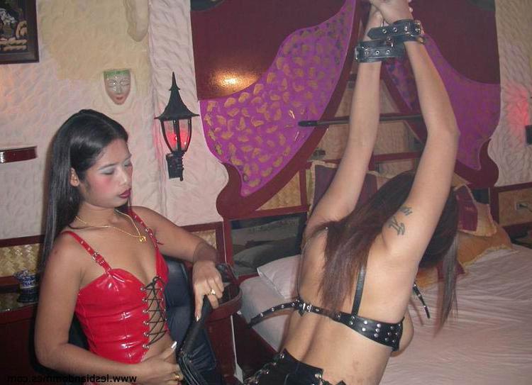 15P Asian chicks indulge in BDSM games during lezdom sex acts