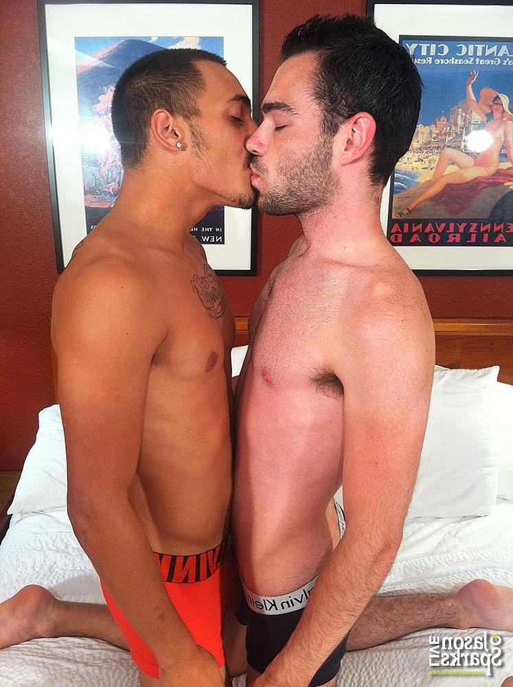 20P Gay men Carlos Romero & Brandon Atkins have anal sex after some oral foreplay