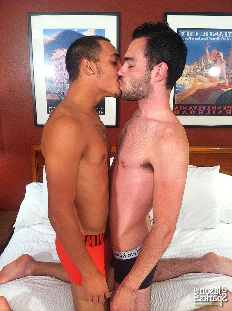20P Gay men Carlos Romero & Brandon Atkins have anal sex after some oral foreplay