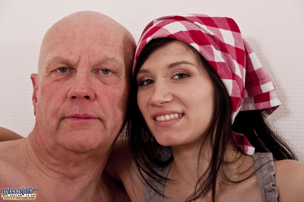 20P Very old man fucking & giving cunnilingus to his naughty teen caregiver Lilli