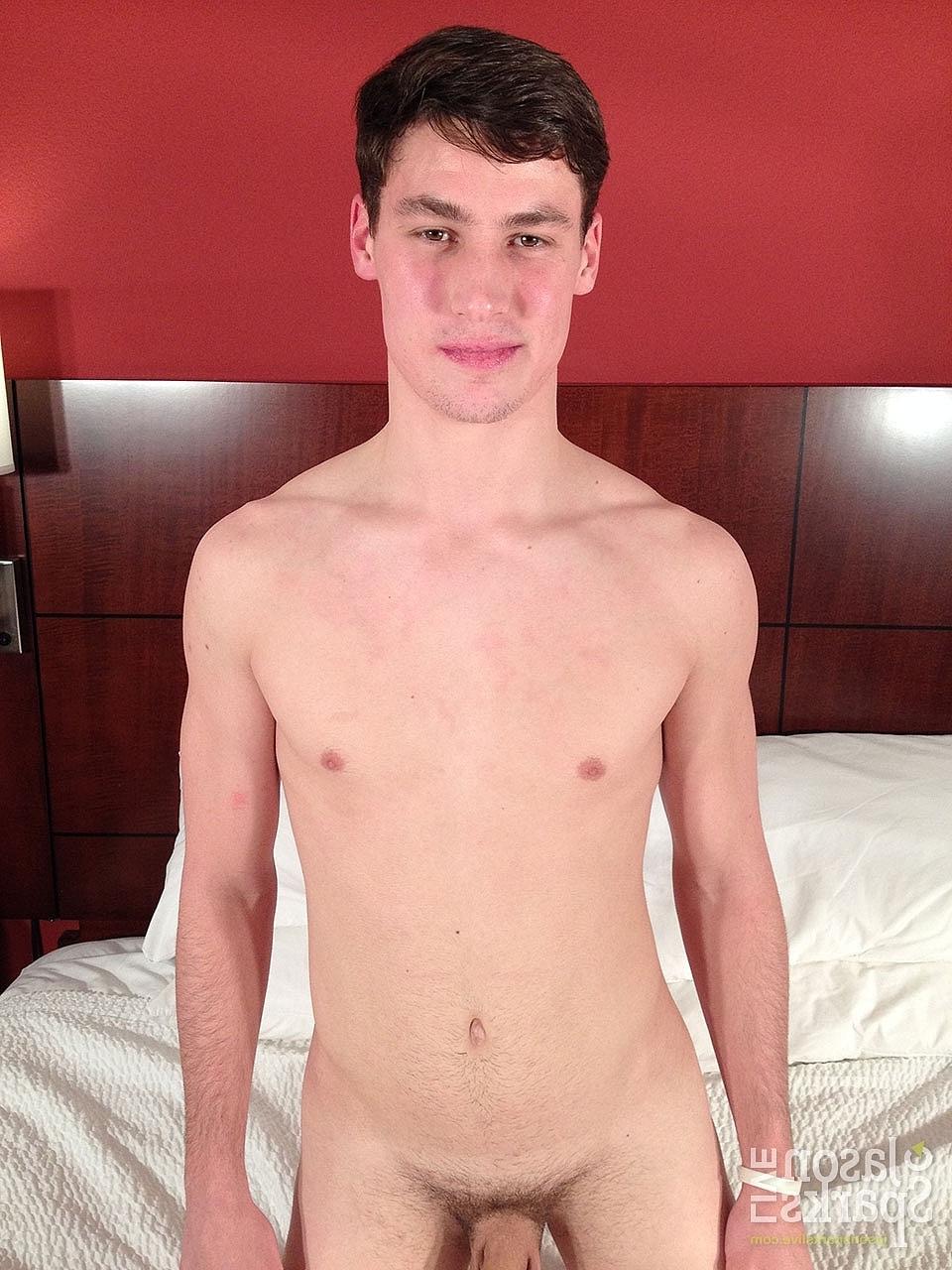 20P Young gay studs Jesse Brooks & Landon Wright enjoy a bedroom BJ & ass fucking
