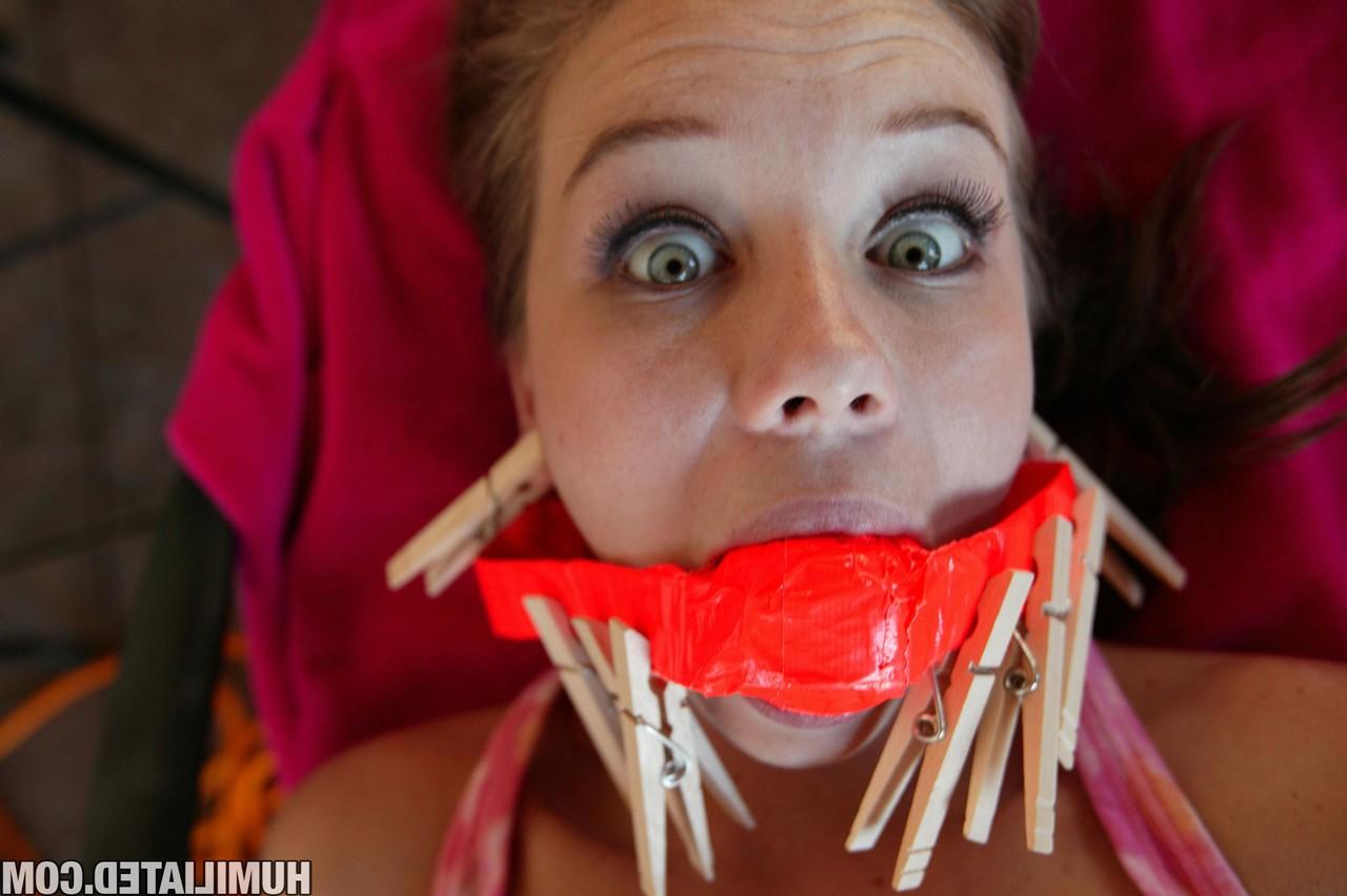 10P Young hottie Capri gets tied up and abused by 2 guys with bad intentions