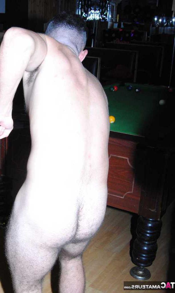 20P Mature redhead Dimonty shoots pool with a couple of boys while they are naked