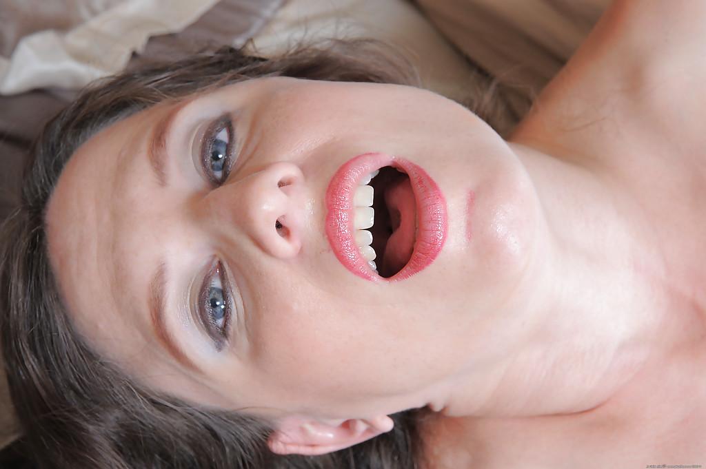 16P Pregnant first timer Angela licking dick and taking hairy pussy creampie