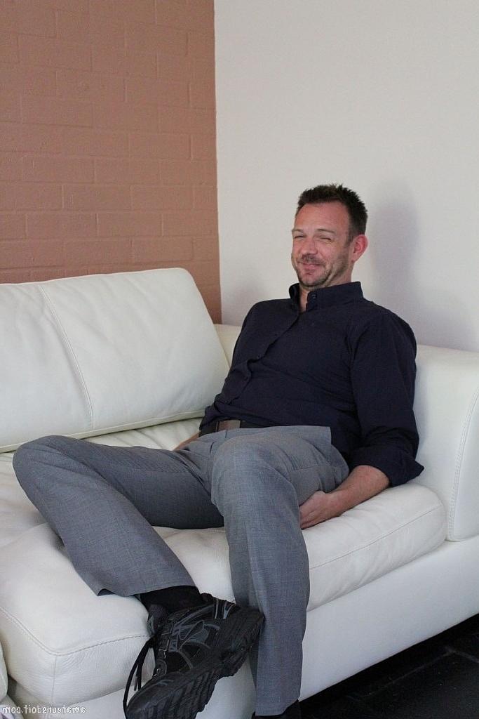 20P Gay dudes Brenton Bothways & Marc Moorish have oral & anal sex in the bathroom