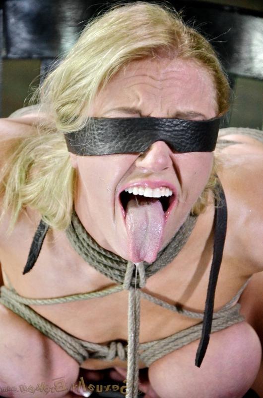 16P 2 busty females are restrained in humiliating ways in dungeon