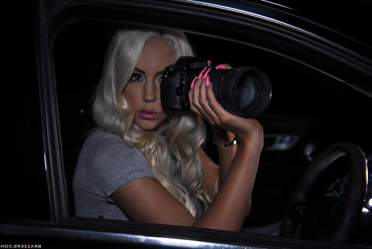 20P Most exciting paparazzi ever Nicolette Shea fucked by famous bald porn actor