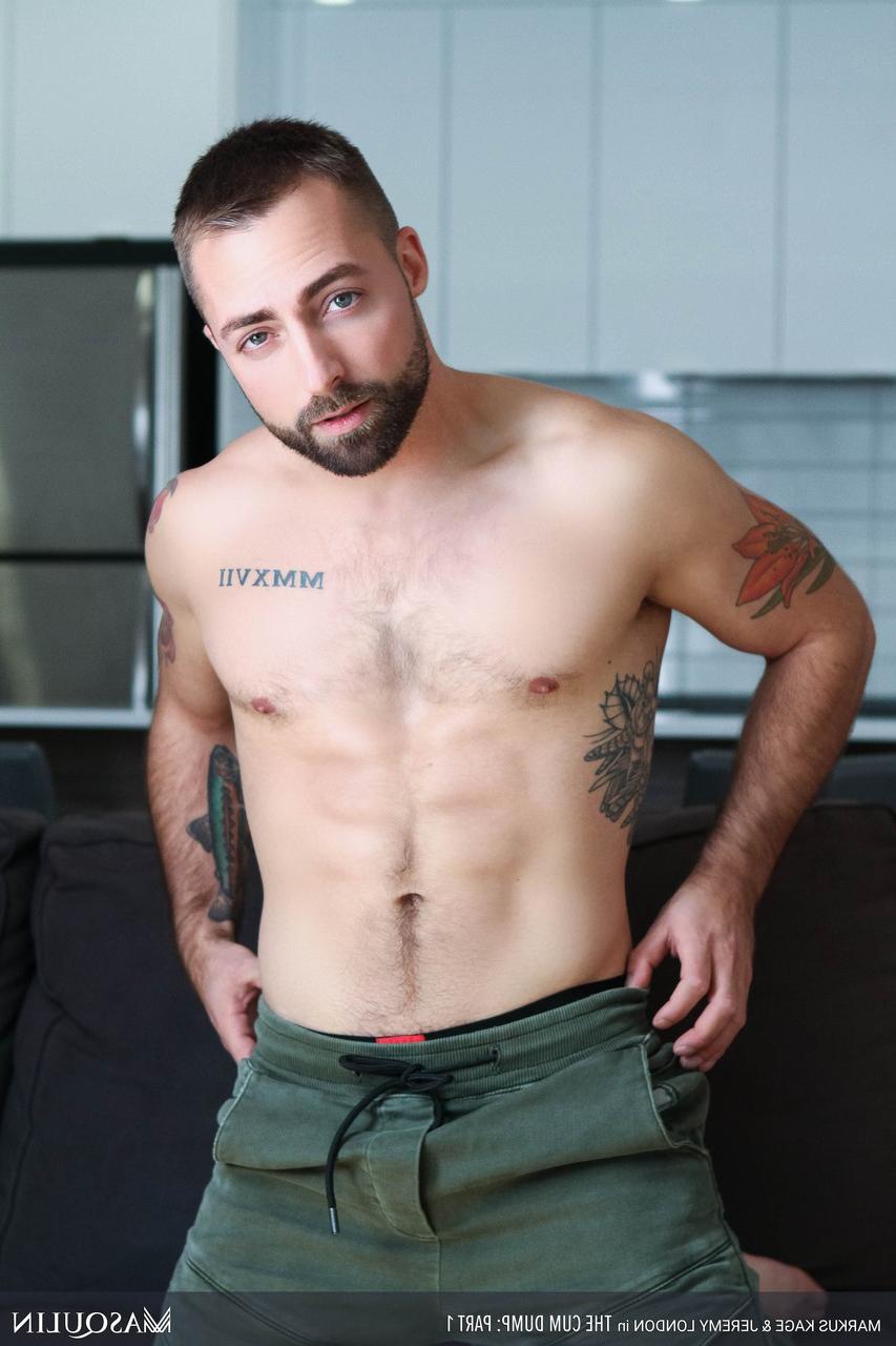 20P Muscular gay Markus Kage enjoys hardcore anal sex with a hunky bottom