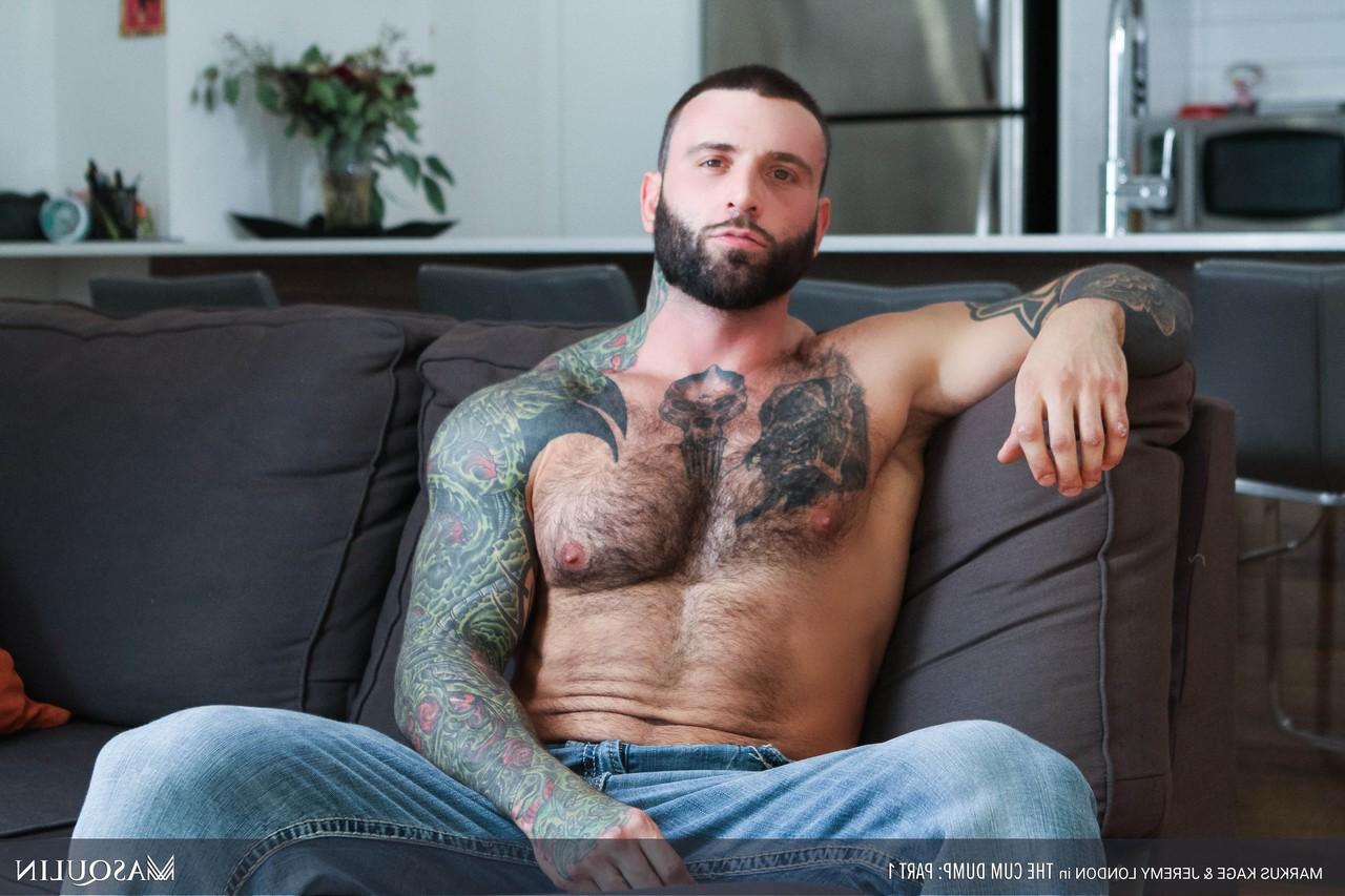 20P Muscular gay Markus Kage enjoys hardcore anal sex with a hunky bottom