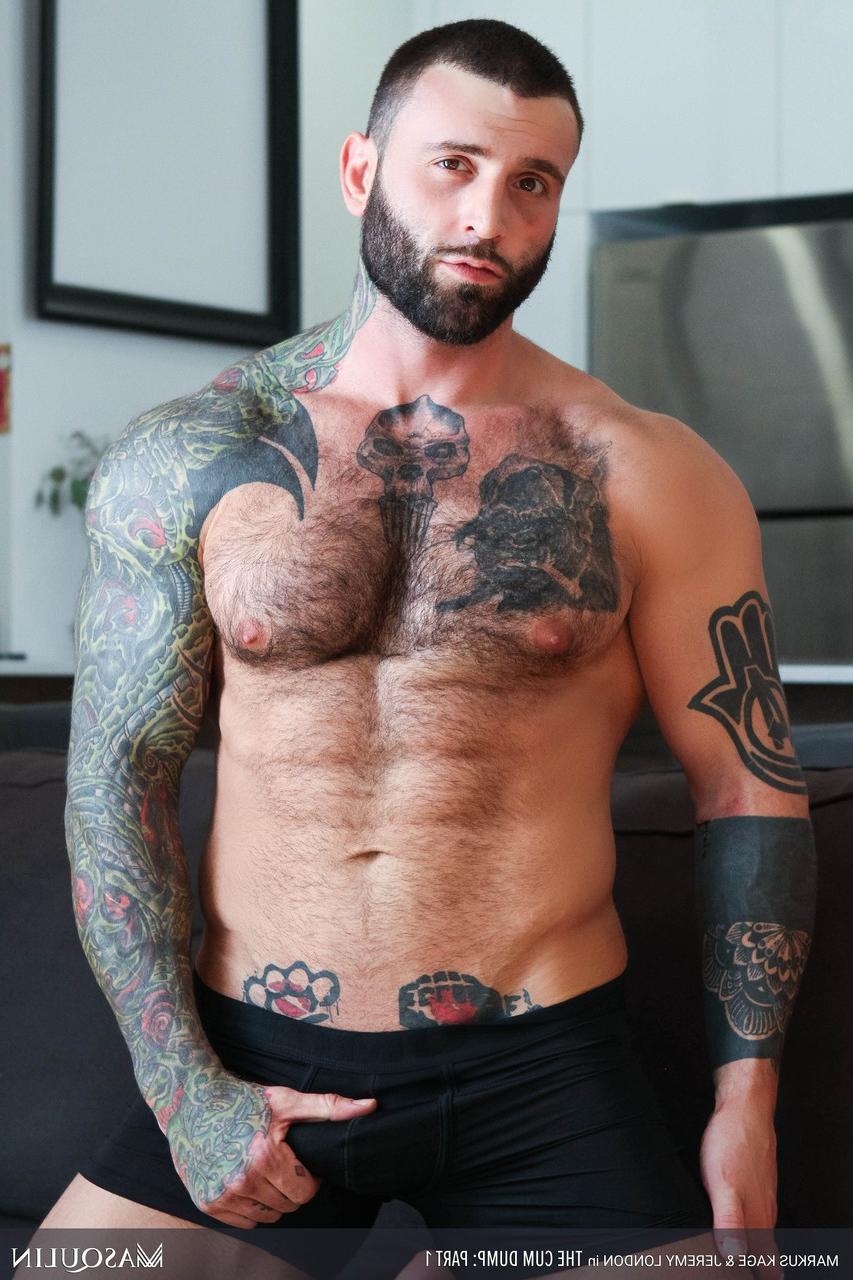20P Muscular gay Markus Kage enjoys hardcore anal sex with a hunky bottom