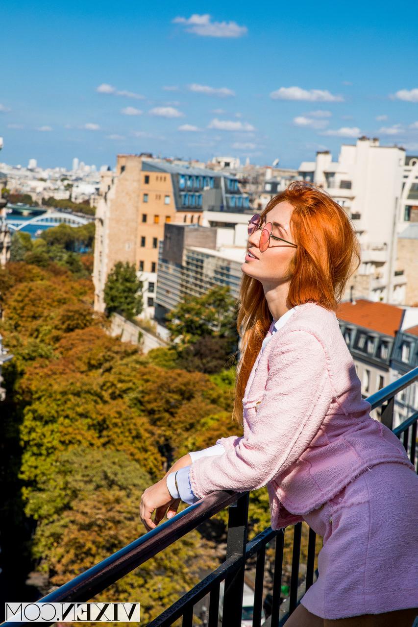20P Petite ginger look-alikes Jia Lissa and Red Fox get fucked by a hot daddy