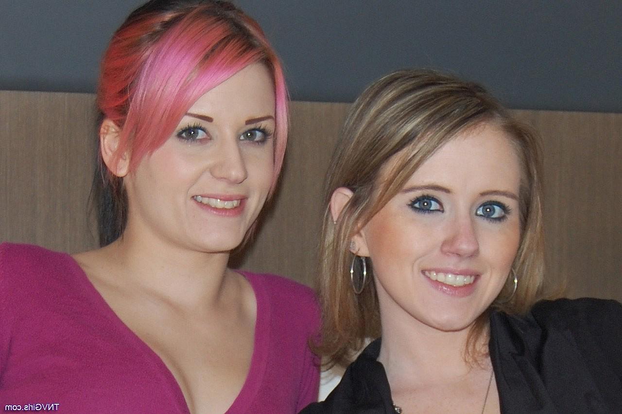 19P Adorable amateur teens flash their shiny undies in a hot upskirt display