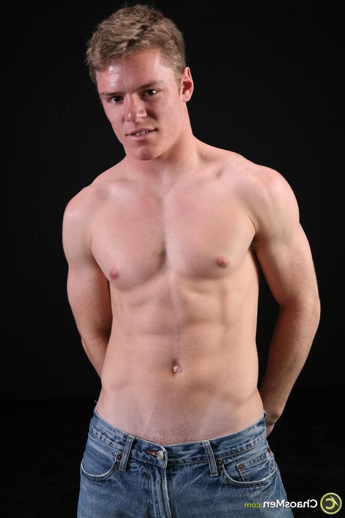 20P Blonde amateur hung Koben displaying his great body, tight ass & cock