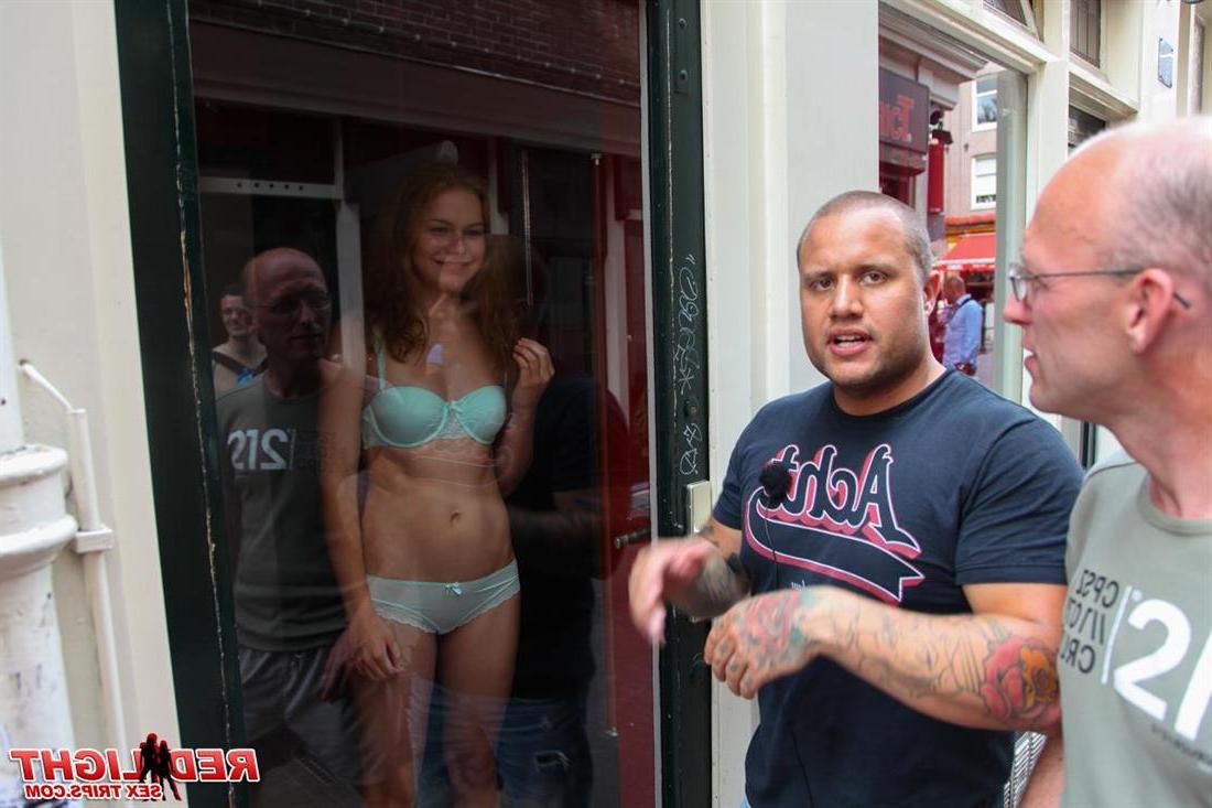 12P Young looking hooker fucks a couple of guys taking a trip to a red light zone