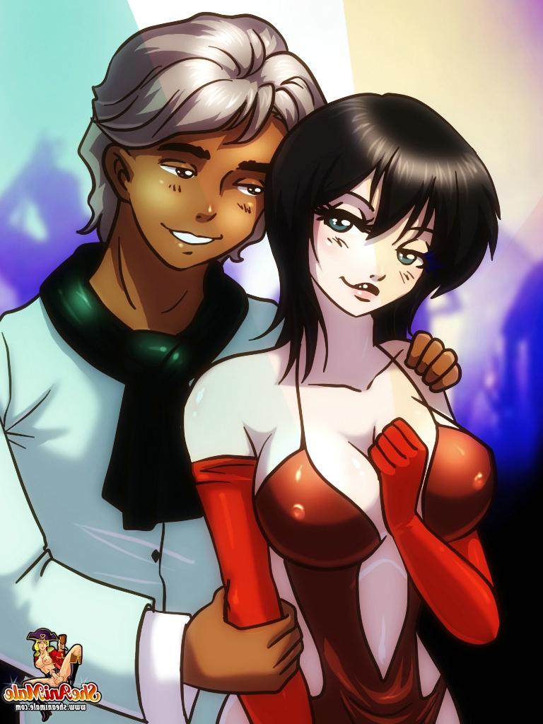12P Big titted Hentai travesti levando uma surra forte e cremosa