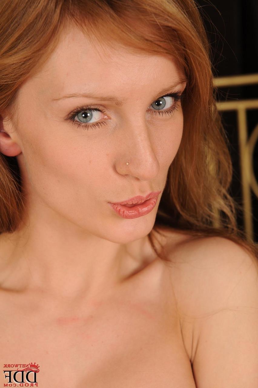 20P Skinny Russian MILF Olga Barz unveiling her perfect tits and pink holes