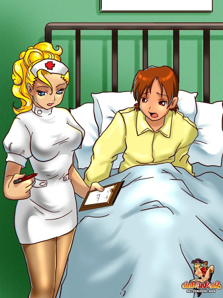 12P Enfermera transexual de grandes tetas follándose a una transgénero tetona en el hospital