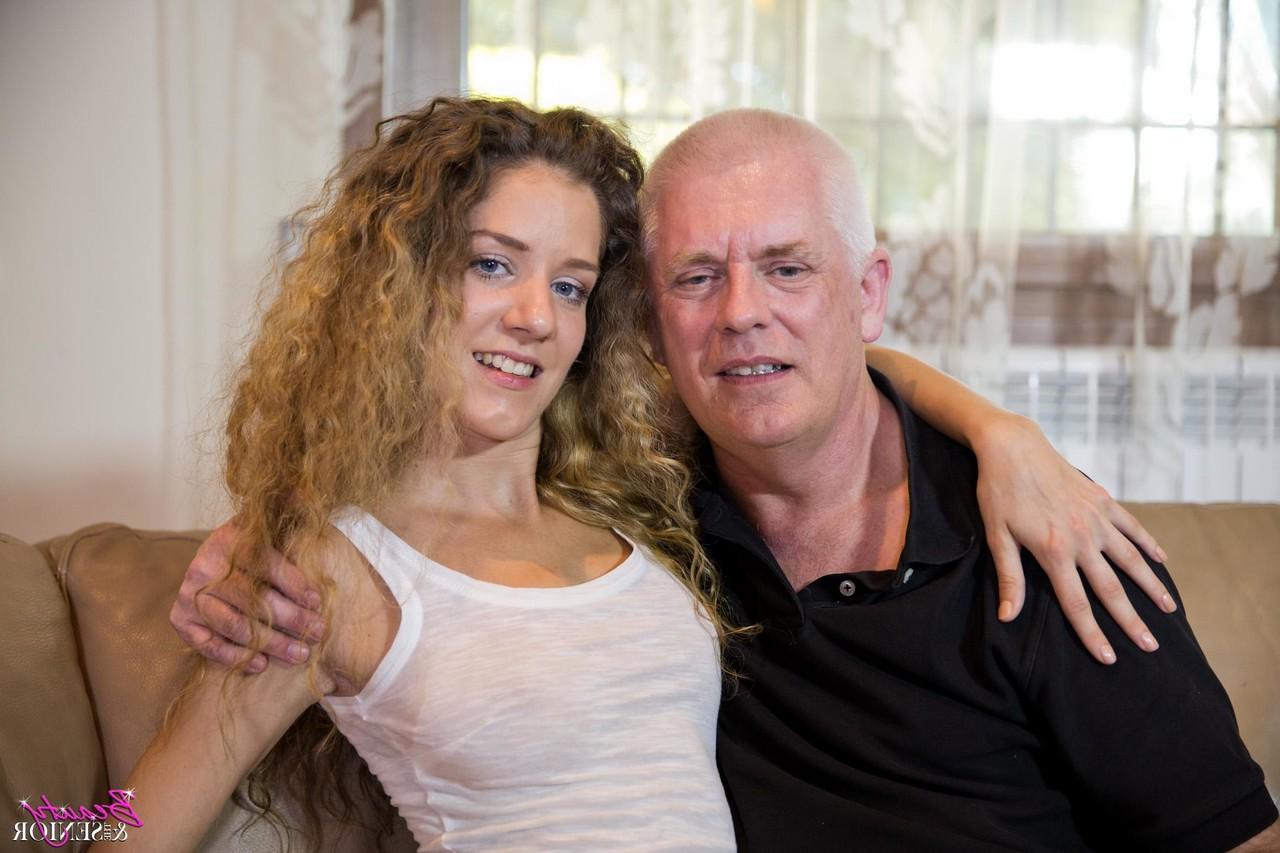 17P Gorgeous Monique Woods lets an old man fuck her as hard as he can