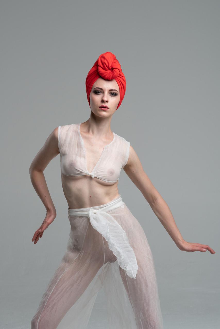 20P Beautiful babe does a sensual dance while wearing a see-through outfit