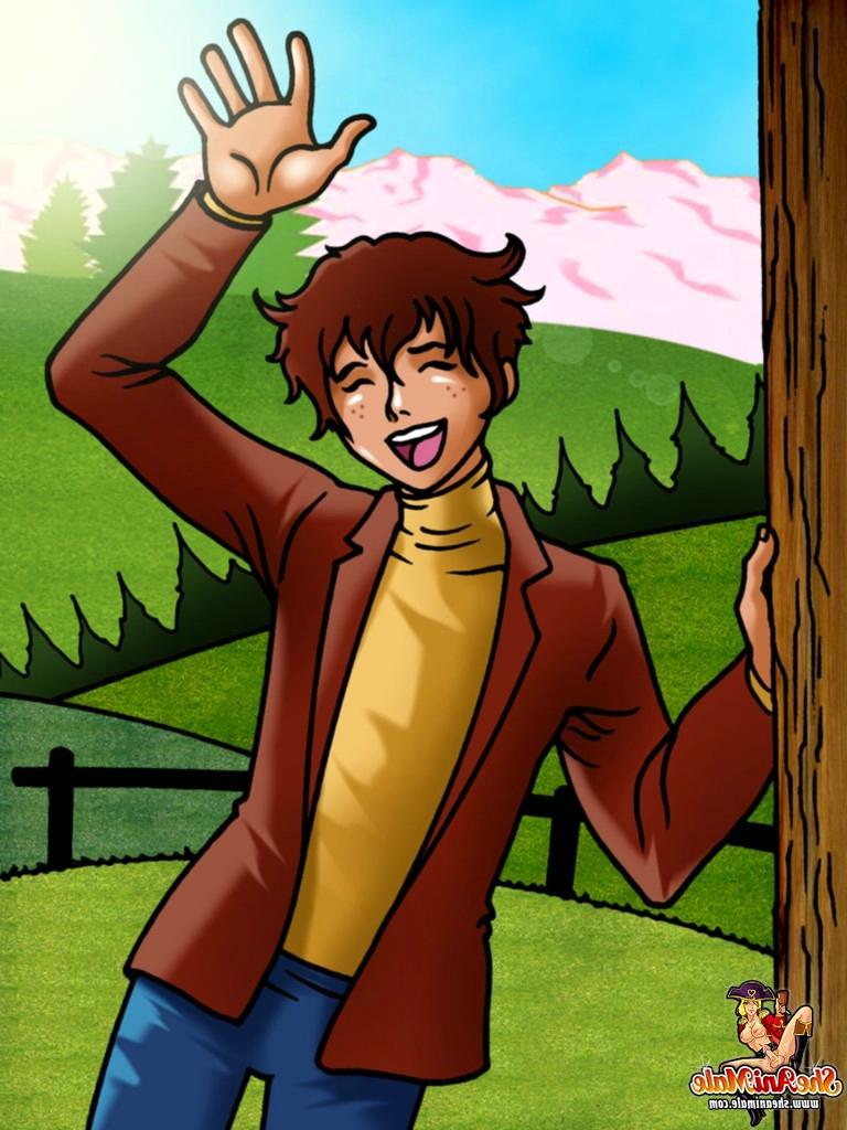 12P Animated country shemale with massive juggs bangs a skinny dude