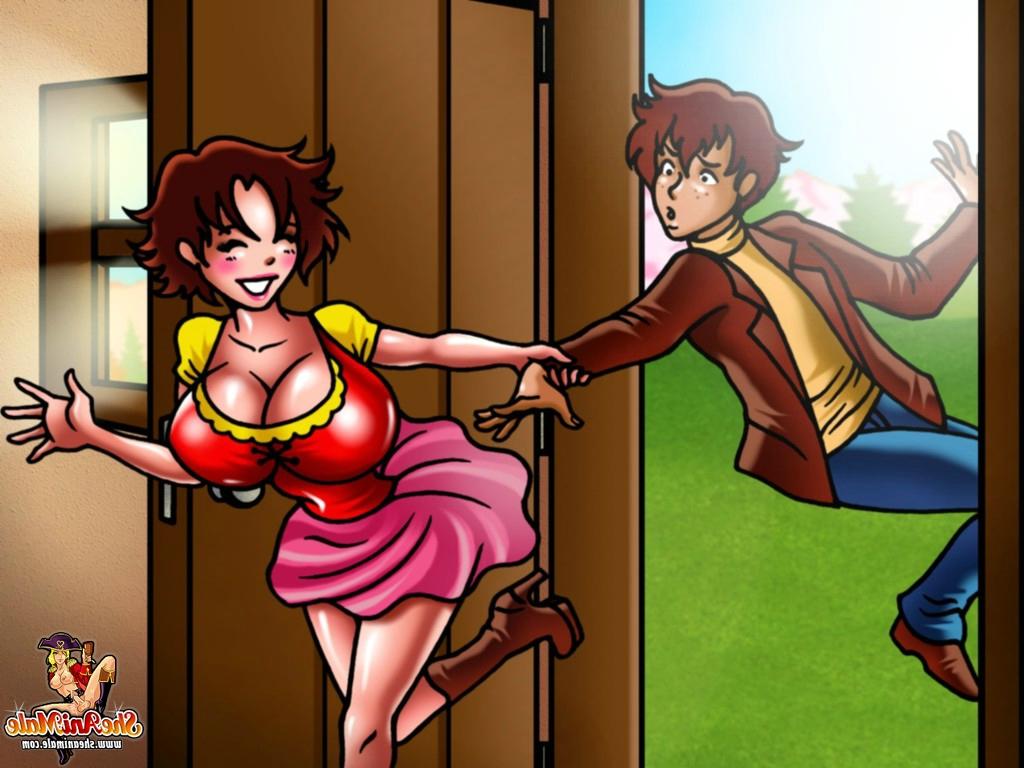 12P Animated country shemale with massive juggs bangs a skinny dude