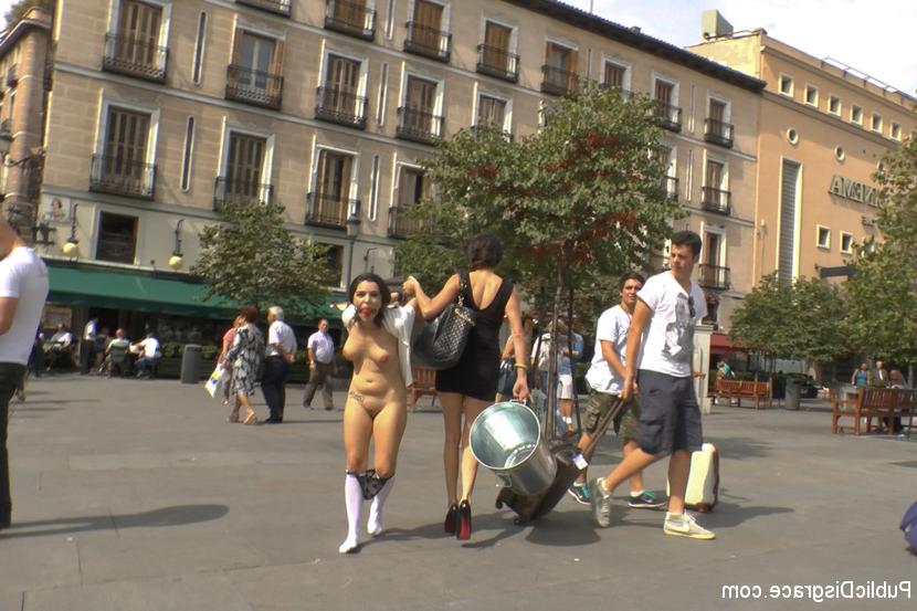15P Pretty girl is totally humiliated in a public setting by other women