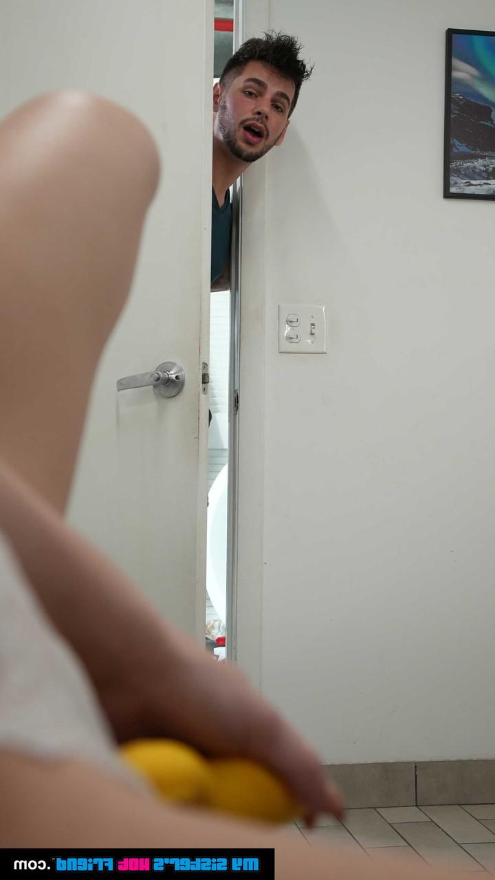 20P Teen Renee Rose gets boned hard by her stepbro after being caught masturbating