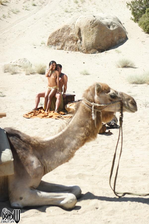 20P Naughty petite babe Kaylani Lei enjoys outdoor reverse cowgirl sex