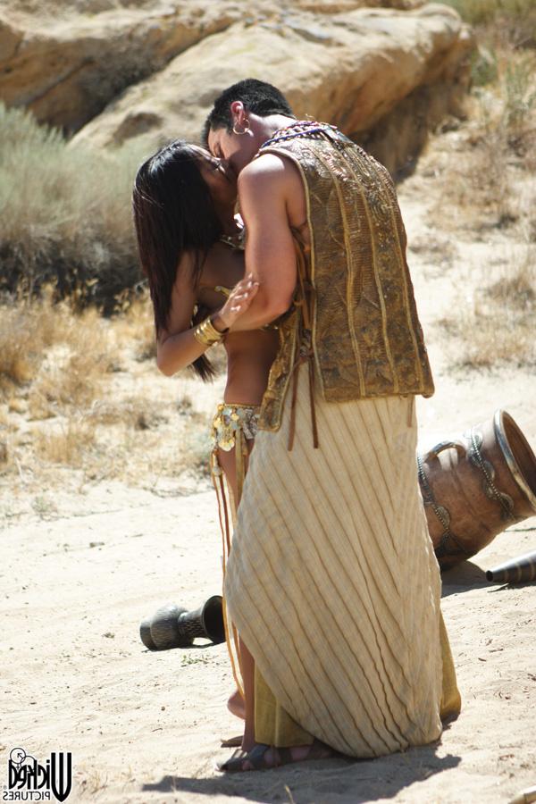 20P Naughty petite babe Kaylani Lei enjoys outdoor reverse cowgirl sex
