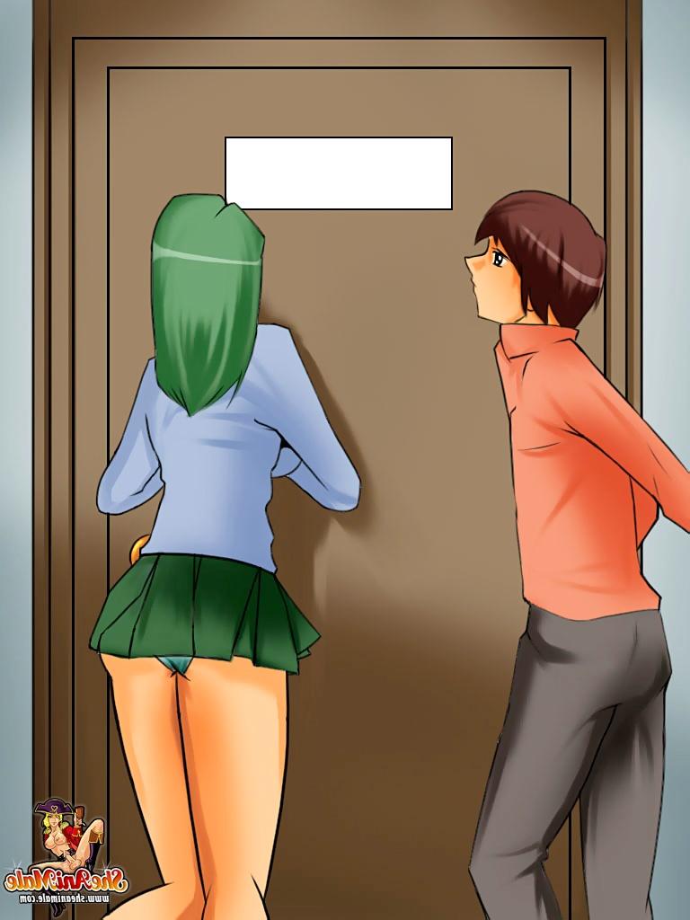 12P Médico travesti de anime fazendo sexo a três com um menino e sua ladyboy GF