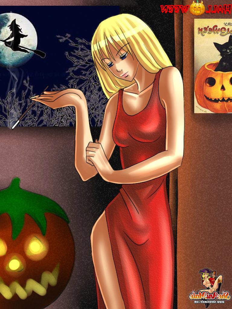 12P Transexual de dibujos animados glamorosa con un vestido rojo es follada analmente por su linda cita