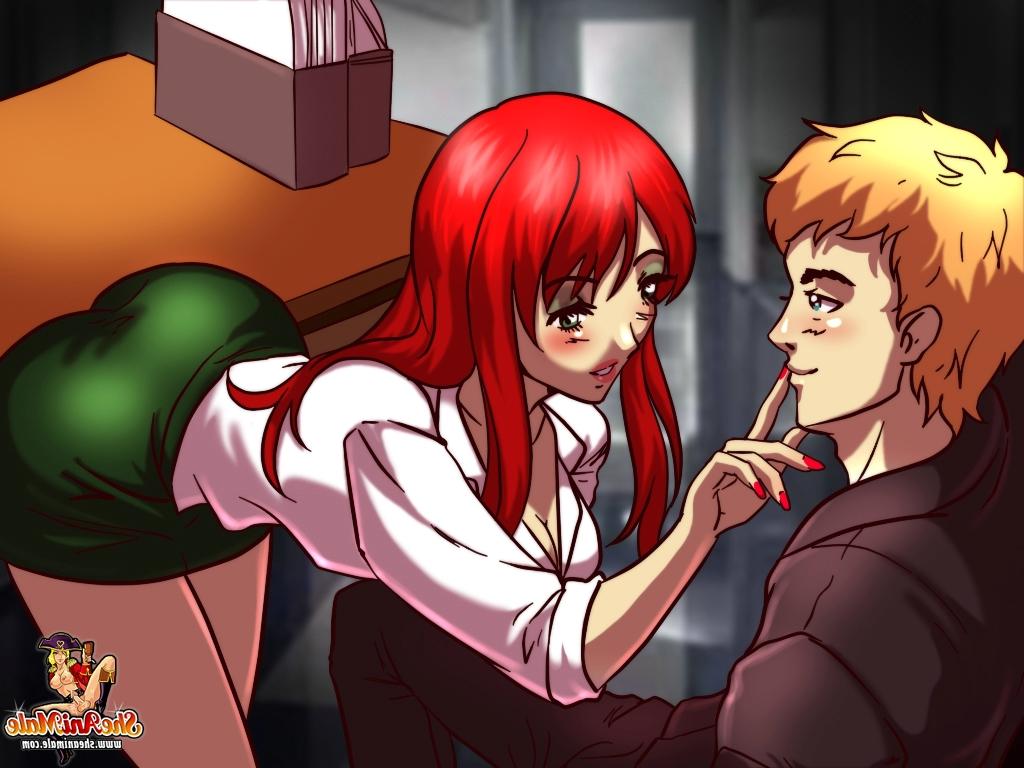 12P Animated busty tranny with a big ass gets her butthole stuffed by a horny man