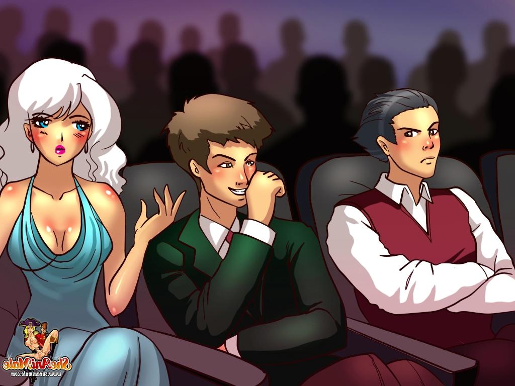 12P Travesti de anime peituda dá muita porra em um garanhão depois de pegá-lo