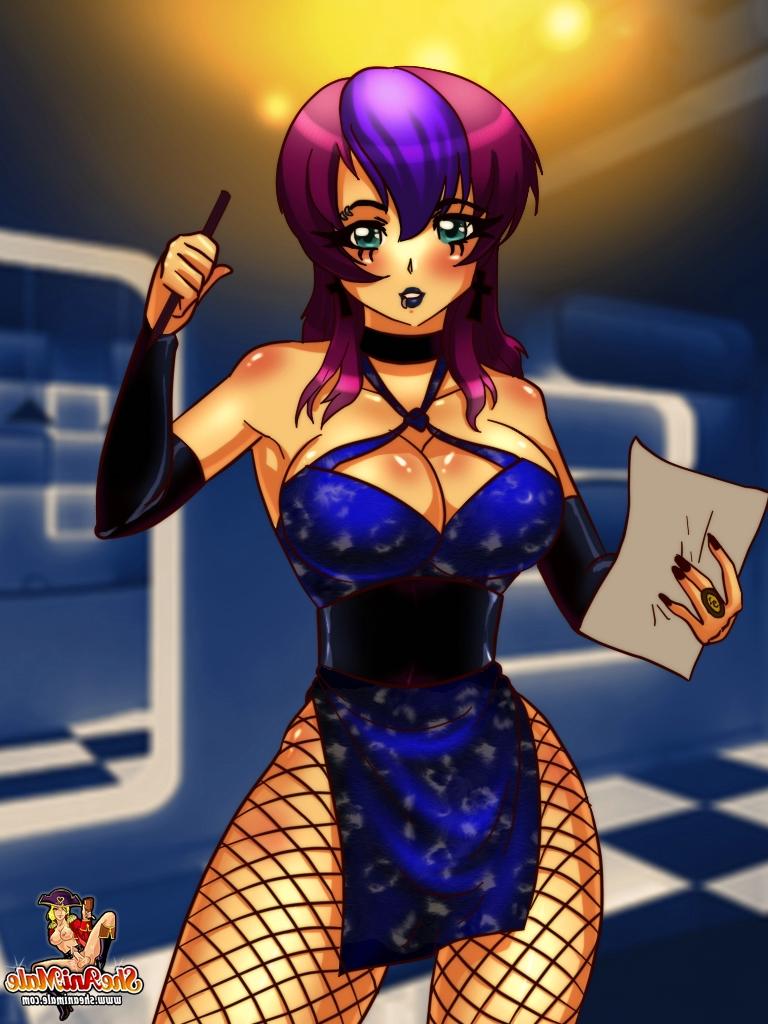 12P Transexuelle anime aux gros seins aime le sexe anal avec un garçon mignon jusqu'à ce qu'elle jouisse