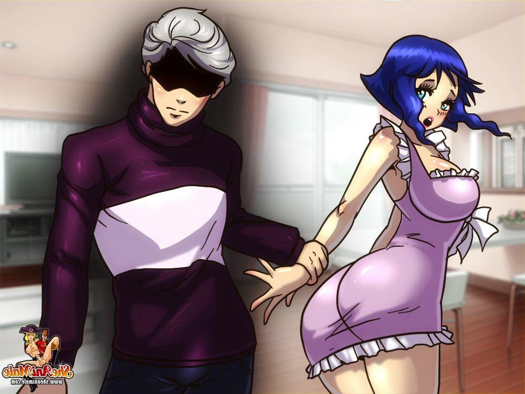 12P Transexual anime aprieta su gran polla en el ano de un semental después de recibir una mamada