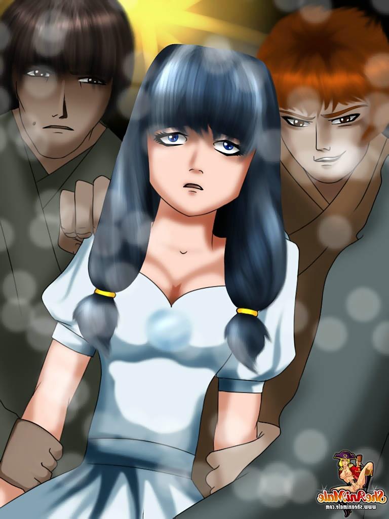 12P Transexuelle anime sexy avec une grosse bite se fait défoncer et crémer sur ses gros seins