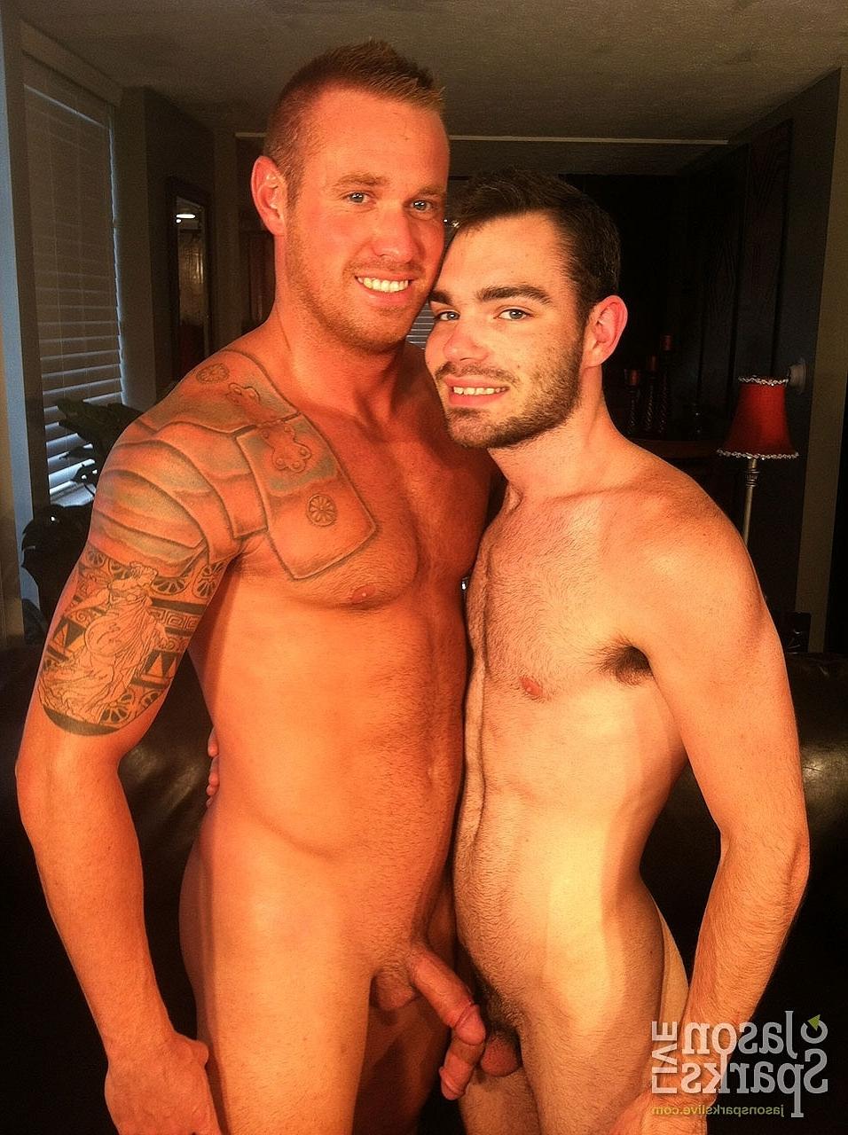 20P Gay bodybuilders Brandon Atkins and Jackson Powers ride each other's cock