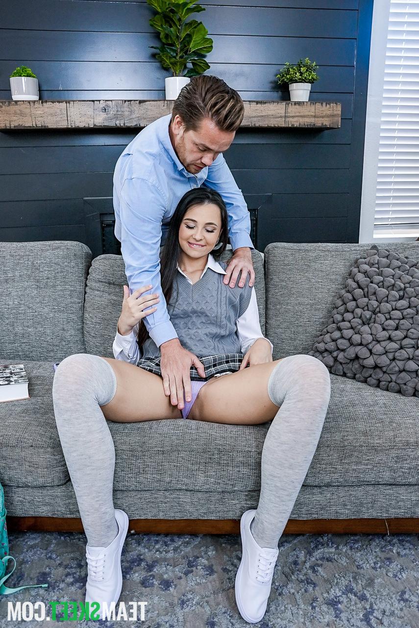 20P Pretty babysitter Liz Jordan getting her hot pussy banged deeply