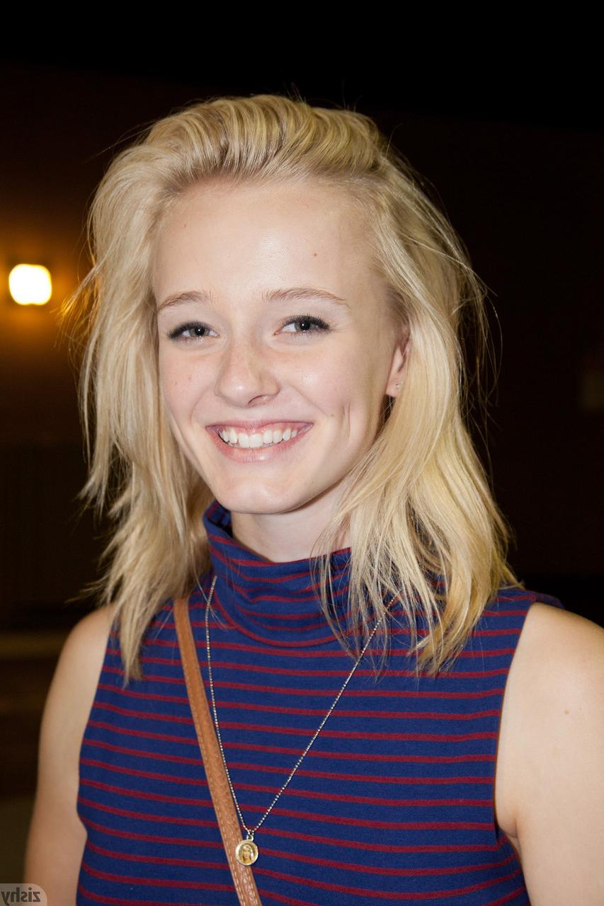 12P Blonde girlfriend Kenze Thomas hams it up for her boyfriend in a tight dress