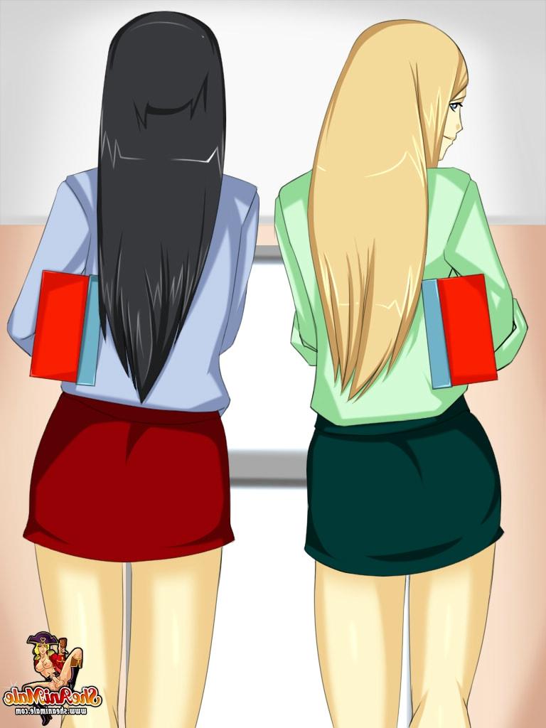 12P Gut bestückte Anime-Transen ficken einen jungen Schuhverkäufer und zwingen ihn, ihre Wichse zu essen