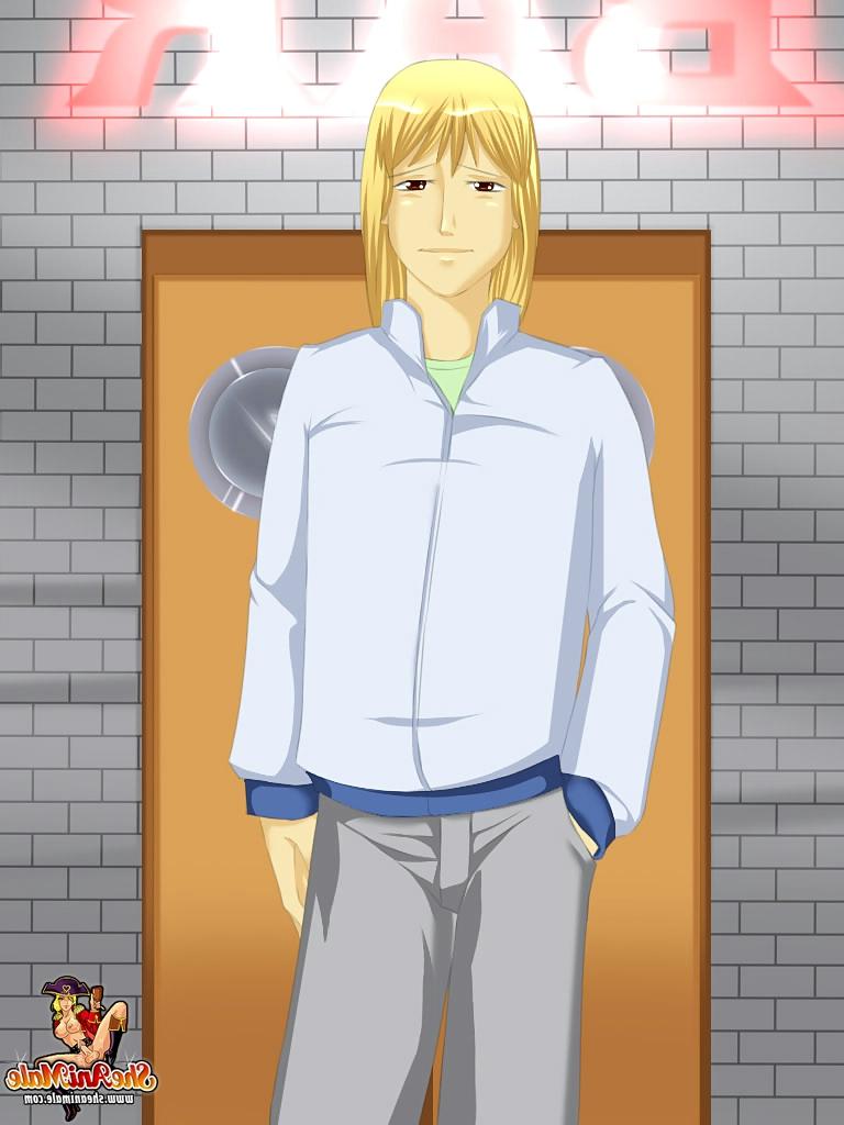 12P Travesti de anime peituda tem seu traseiro lambido e fodido profundamente