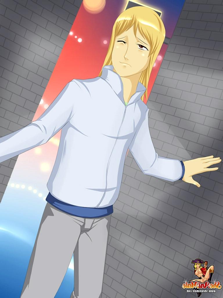 12P Travesti de anime peituda tem seu traseiro lambido e fodido profundamente