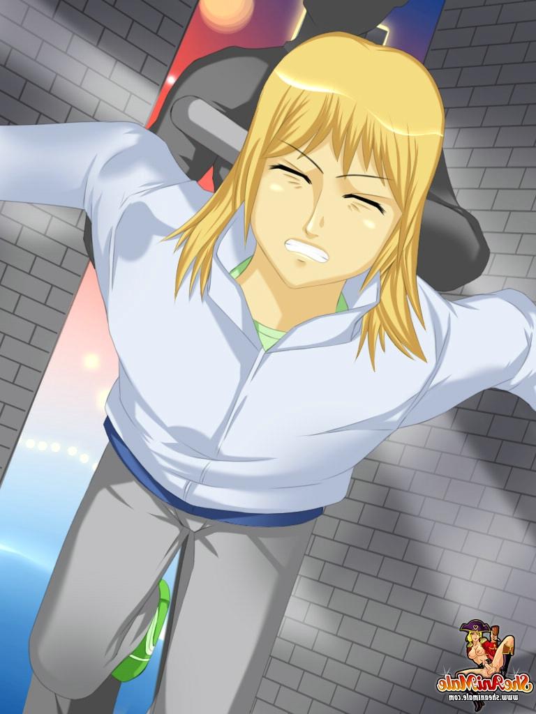 12P Travesti de anime peituda tem seu traseiro lambido e fodido profundamente